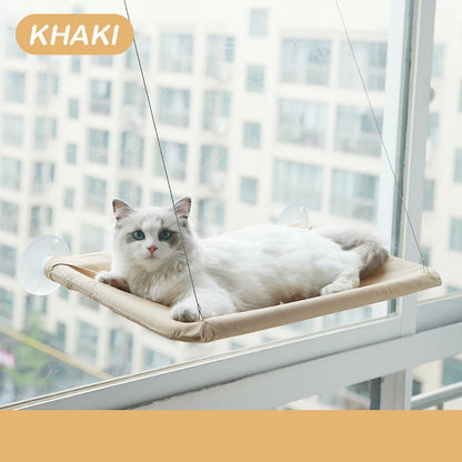 Hammock Aerial Hanging Cat Bed Climbing Frame Sunny Window Seat Nest Bearing 20kg Pet Accessories