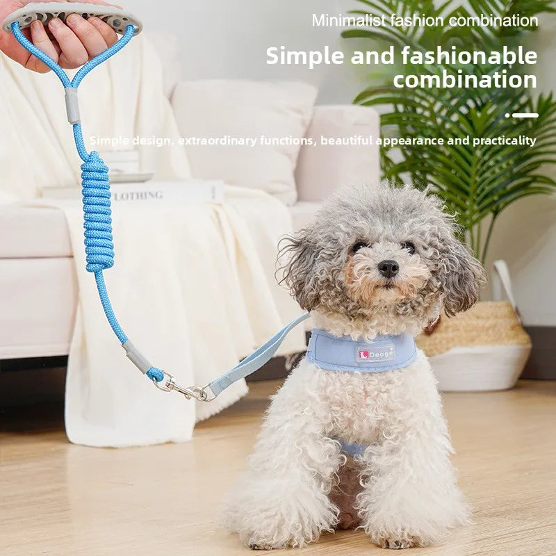 Dog Harness No Pull, Reflective Adjustable Pet Vest, Comfortable Breathable Mesh Puppy Harness with Leash for Small Dogs