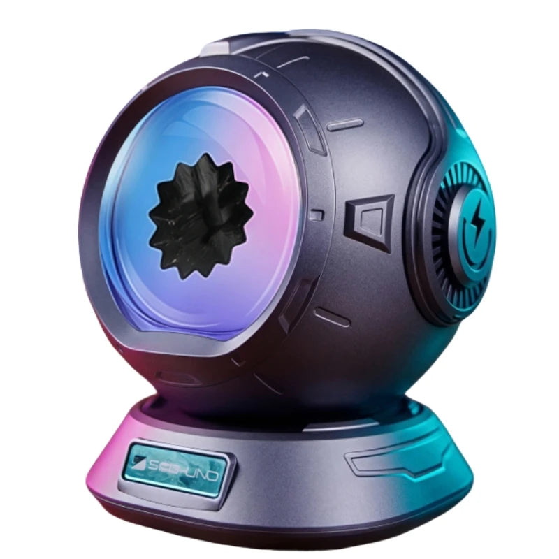 Dancing Ferrofluid Speaker with 2 Adjustable Modes and Colorful Lights