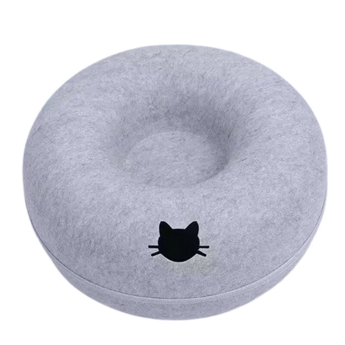 B-Tunnel Donut Cat Bed Interactive Tunnel Pet Felt Indoor Toys Cats House Kitten Training Toy