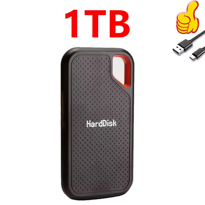 SSD 128TB High Speed External Hard Drive 1TB Hard Disk 2TB 4TB USB 3.1 Storage Device for Laptop/PC/Phone