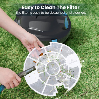 INSE Y10 Cordless Robotic Pool Cleaner,90 Mins Runtime, Self-Parking Up to 65ft/1100 Sq.Ft