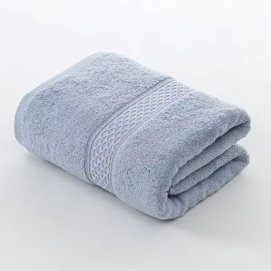 Bath Towel Washcloth Cotton Towel Solid Color Soft Absorbent Towels