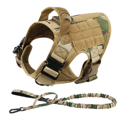 Large Dog Harness And Leash Set Pet Training Walking Vest Dog Harness And Collar For Medium Large Dogs