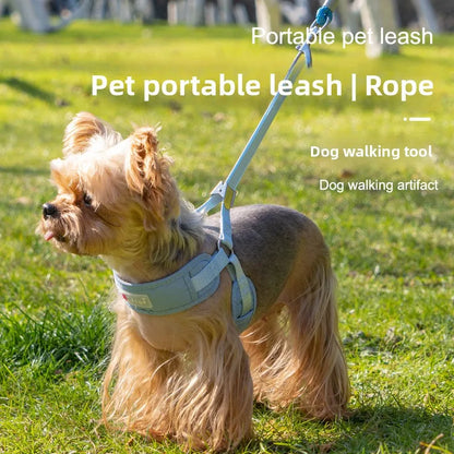 Dog Harness No Pull, Reflective Adjustable Pet Vest, Comfortable Breathable Mesh Puppy Harness with Leash for Small Dogs