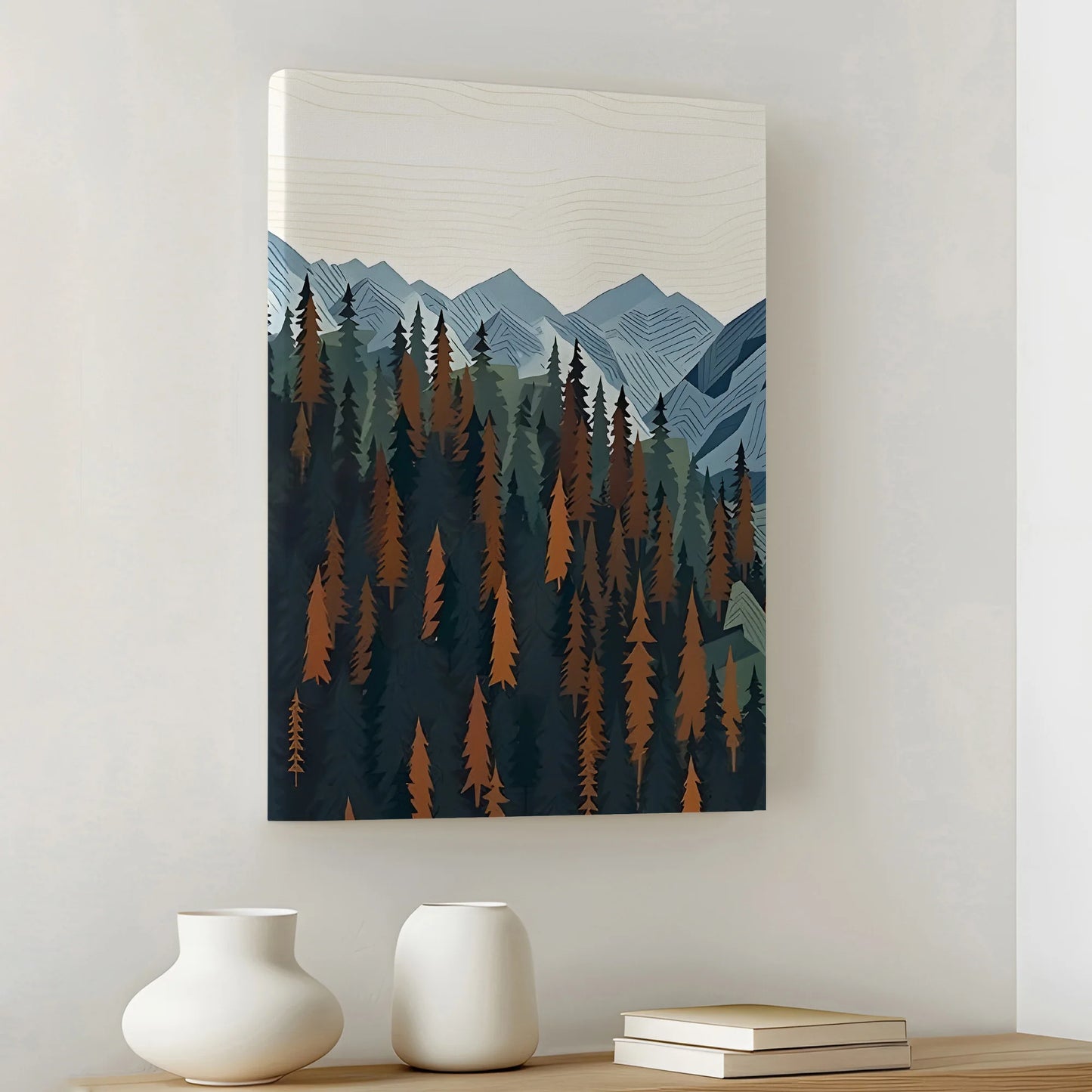 Mountain Boho Sunrise Retro Lake Sunset Wall Art Prints Canvas Painting Poster Picture Home Decor