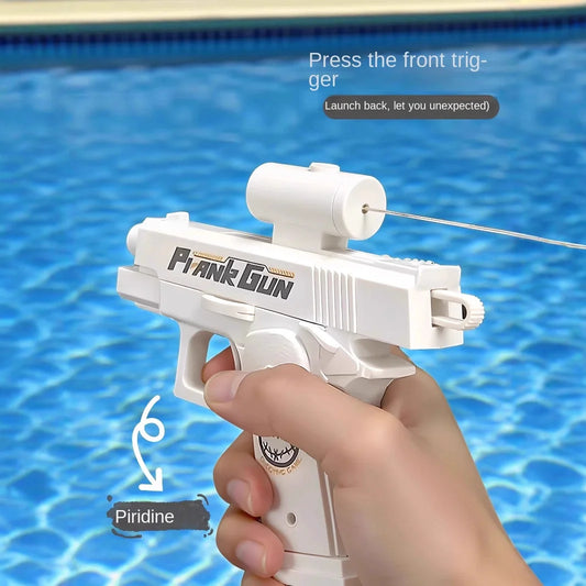 Double-Sided Reverse Water Gun - Summer Prank Toy,Mini Tactical Water Sprayer for Kids & Adults