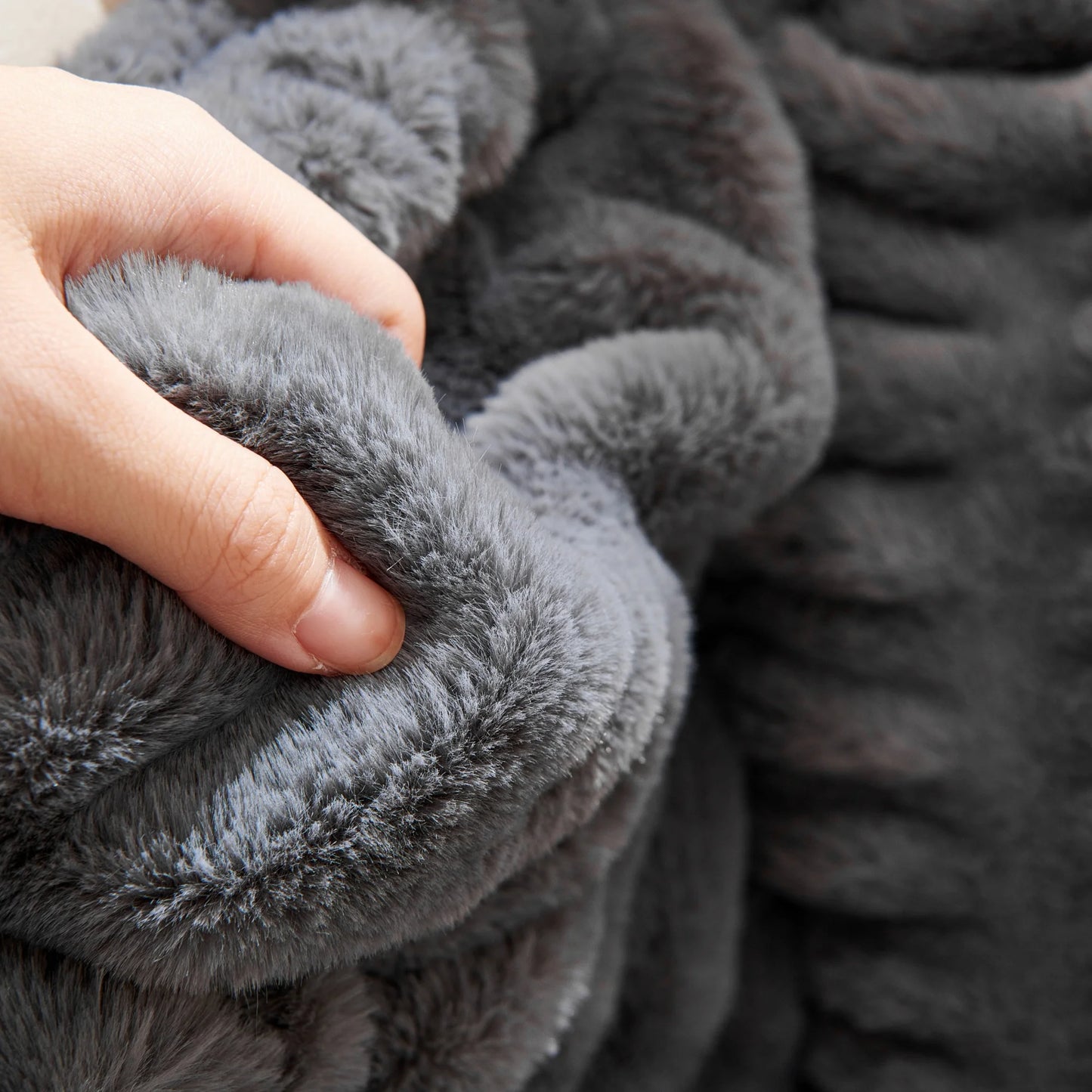 Couch Cushion Covers Individual Large Stretch Imitation fur Sofa Cushion Covers