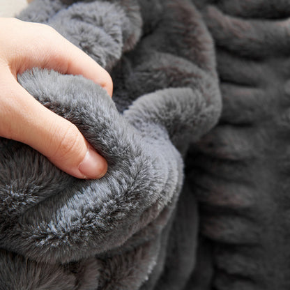 Couch Cushion Covers Individual Large Stretch Imitation fur Sofa Cushion Covers
