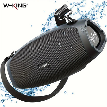 70W Waterproof Portable Loud Bluetooth Speaker, Wireless Outdoor Boombox Subwoofer Triple Passive