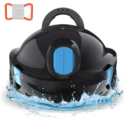 INSE Y10 Cordless Robotic Pool Cleaner,90 Mins Runtime, Self-Parking Up to 65ft/1100 Sq.Ft