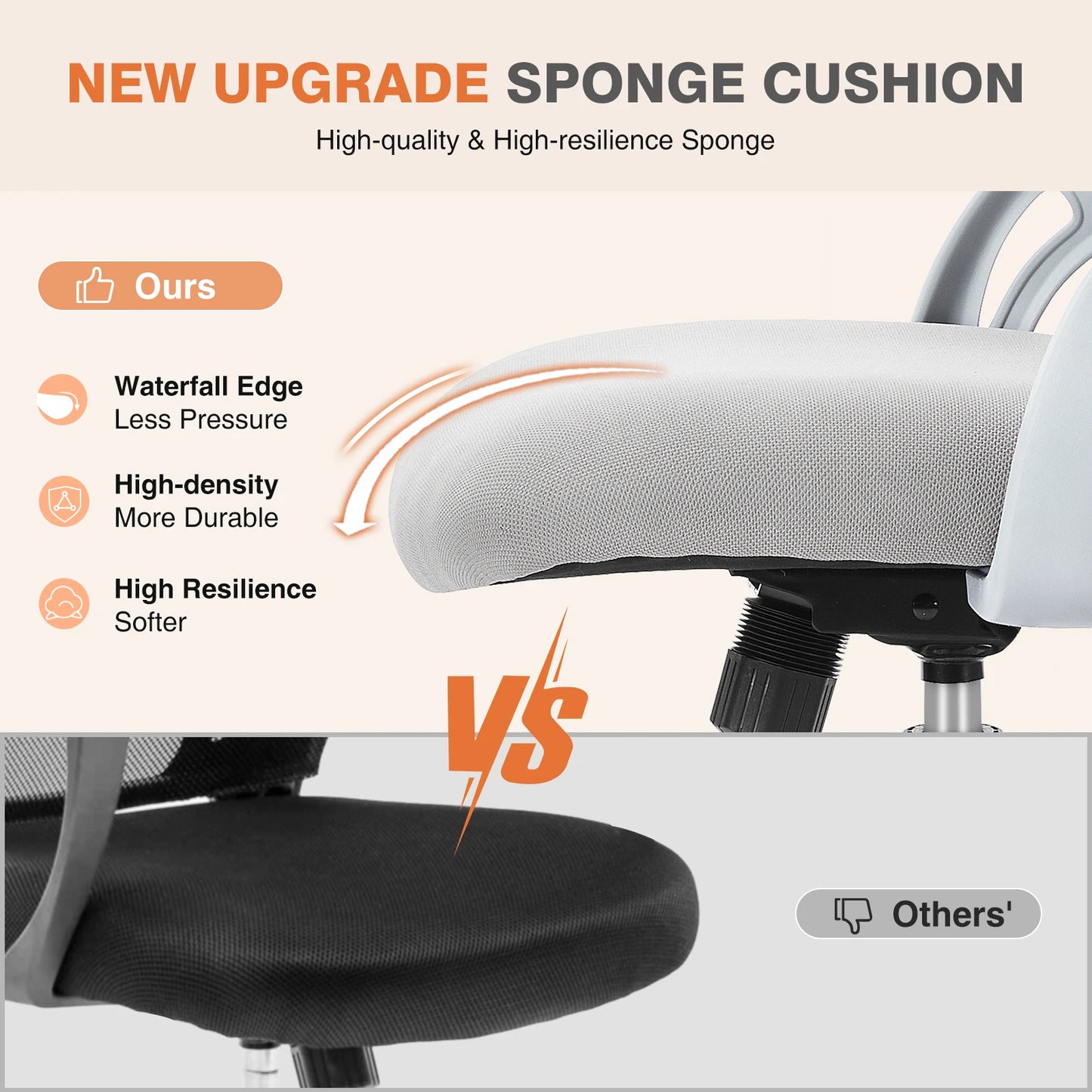 Mesh Backrest Office Desk Chair Adjustable Height Computer Rolling Work Swivel Gaming Chairs