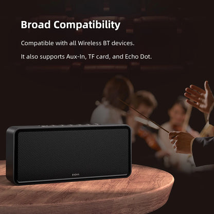 DOSS Home Bluetooth Speaker Powerful 32W Stereo Sound