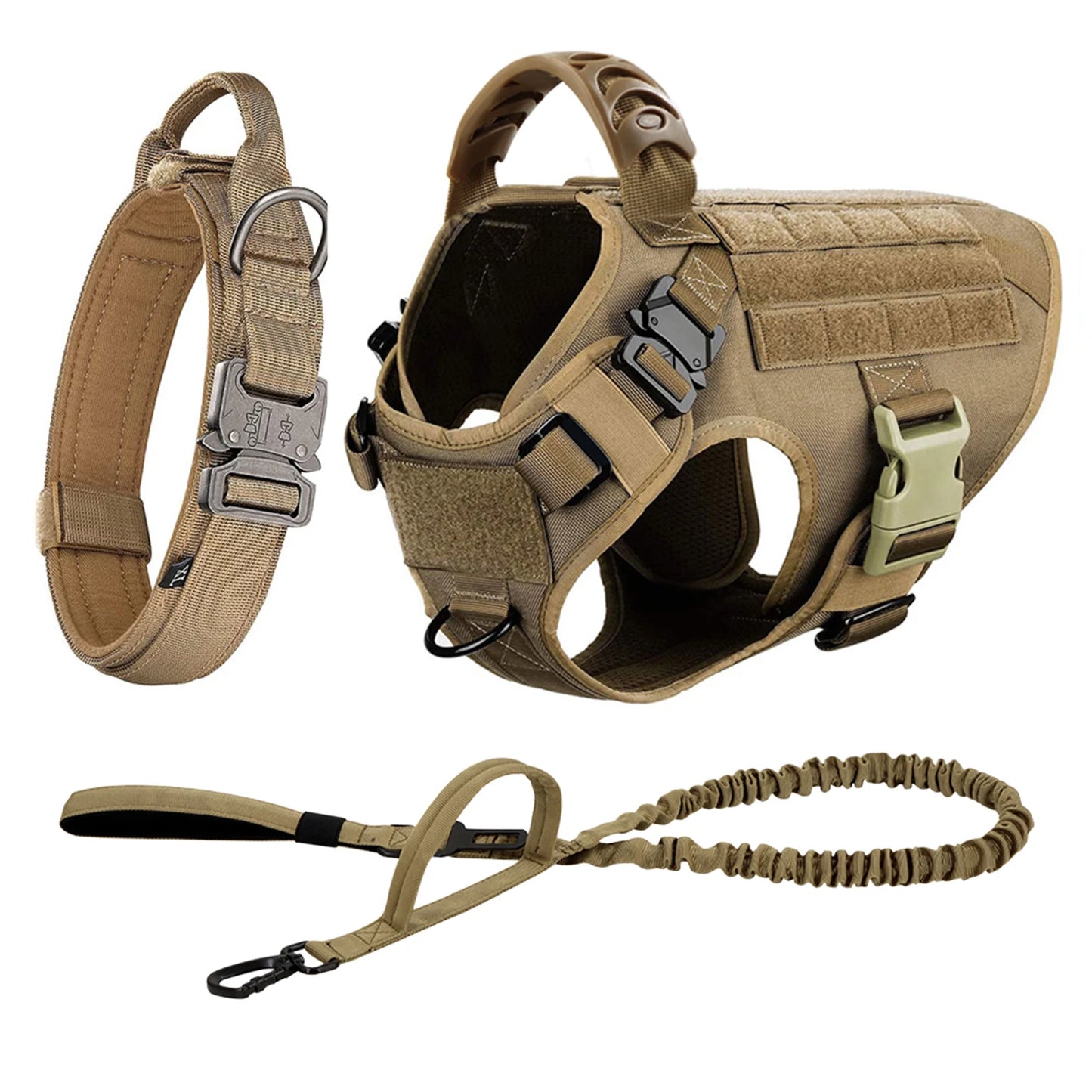 Large Dog Harness And Leash Set Pet Training Walking Vest Dog Harness And Collar For Medium Large Dogs