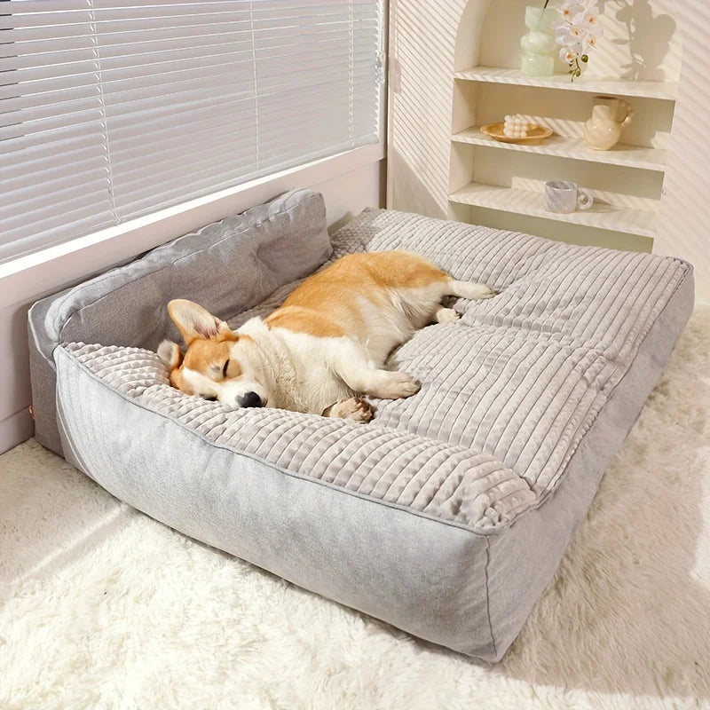 Pet Bed Kennel Non-Slip Winter Warm Small Dog Kennel Sleeping Removed Washed Soft Puppy Cushion