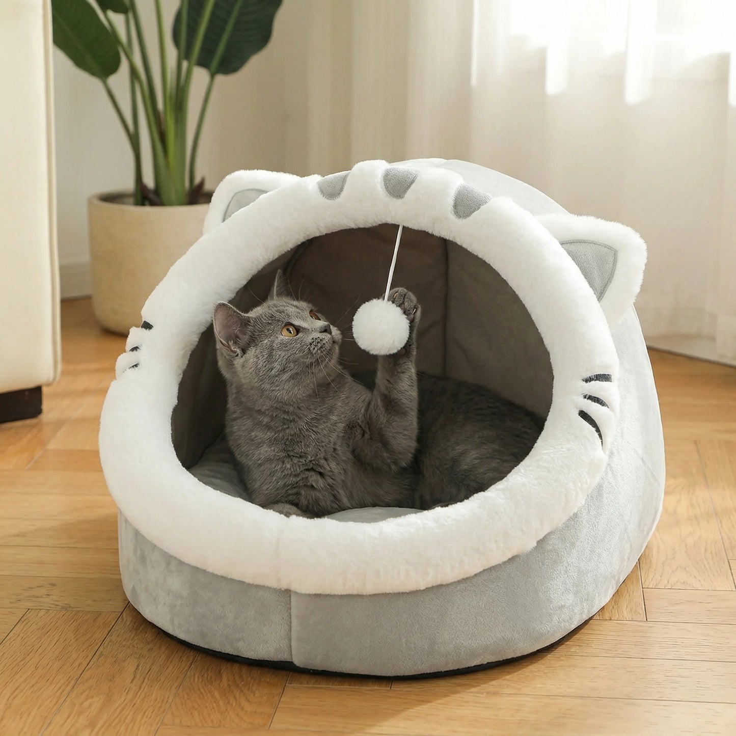 Universal Cat Bed Cat House Soft And Comfortable Pet Bed Puppy Sleeping Bag Pet Supplies