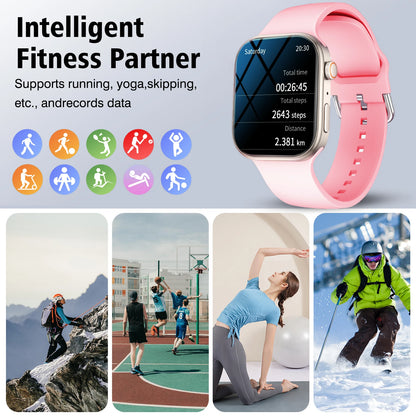 Smart Watch Bluetooth Call Message Display Fitness Monitoring Bracelet Suitable for Android iPhone