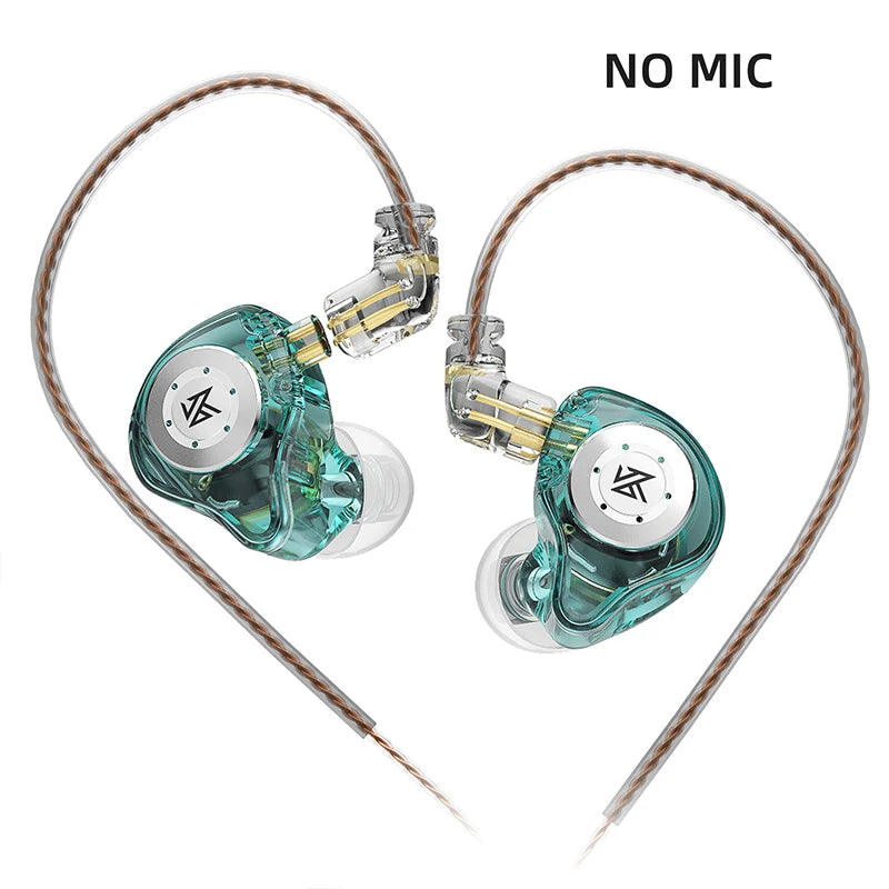 O 10mm Dual Magnetic Circuit Dynamic Drive Earphone HIFI Bass Earbud Sport Noise Cancelling Headset