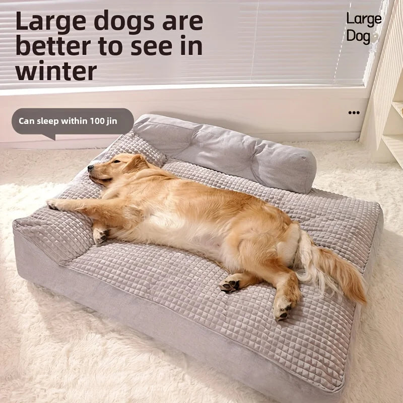 Pet Bed Kennel Non-Slip Winter Warm Small Dog Kennel Sleeping Removed Washed Soft Puppy Cushion