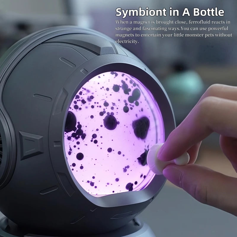 Dancing Ferrofluid Speaker with 2 Adjustable Modes and Colorful Lights