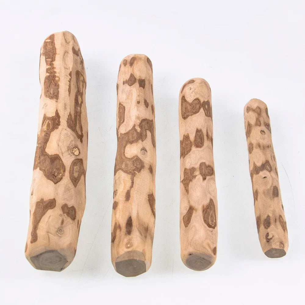 Heavy Duty Canine Coffee Wood Chew Toys, Natural Puppy Chew Sticks, Dog Chew Stick Toys