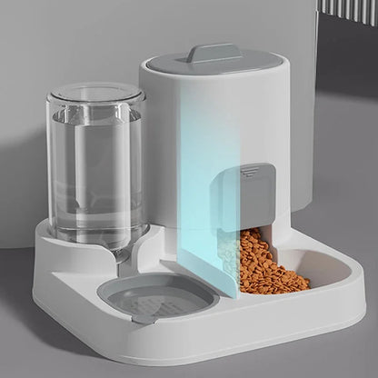 Two-in-one Food Smooth Large-Capacity Feeding and Drinking Water Bowl Cat Food Bowl Dog Bowl