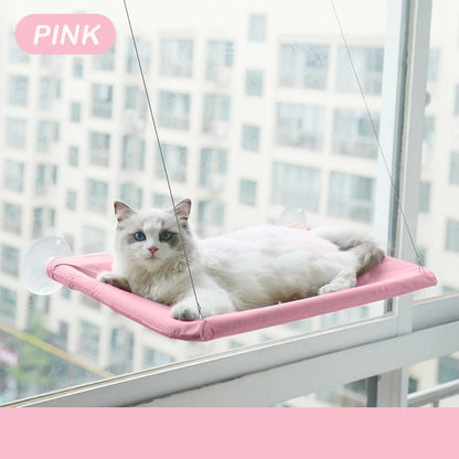 Hammock Aerial Hanging Cat Bed Climbing Frame Sunny Window Seat Nest Bearing 20kg Pet Accessories