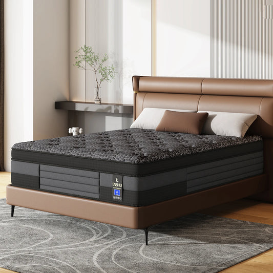 12"Twin Full Queen King Hybrid Mattress For Back Pain Relief Feel, Breathable