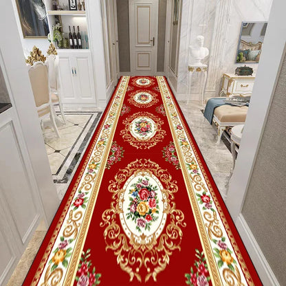 Retro Persian Style Living Room Hall Carpet Stairway Hallway Stairs Home Decor Corridor Aisle Runner Rug Kitchen Mat Customized