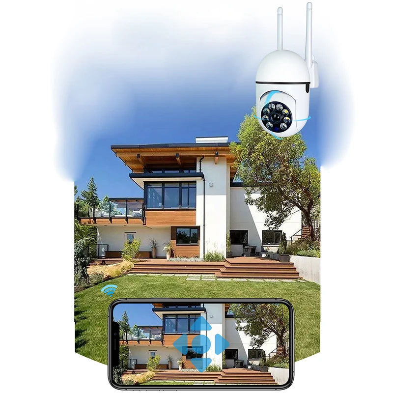 Wireless Monitoring Camera 360 degree intercom 1080P Home Security Camera Remote HD Night Vision Camera