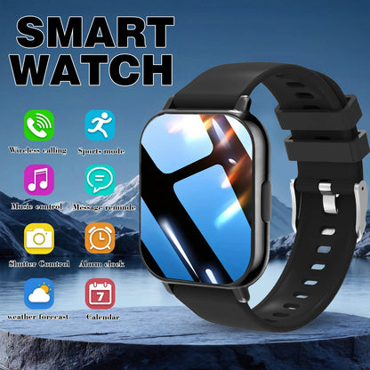 Smart Watch - Multi-Function Fitness Tracker with Call/Message/Weather/Alarm/Remote Camera Control,