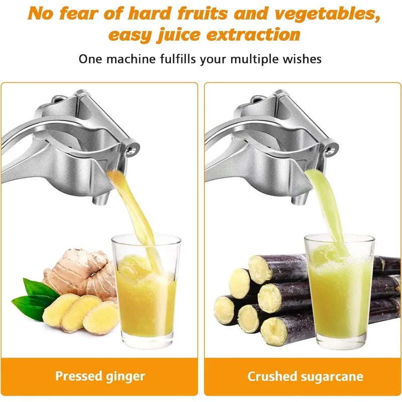 Manual Juicer, Detachable Heavy Duty Citrus Squeezer Extractor Tool, Premium Quality Metal Alloy Squeezer