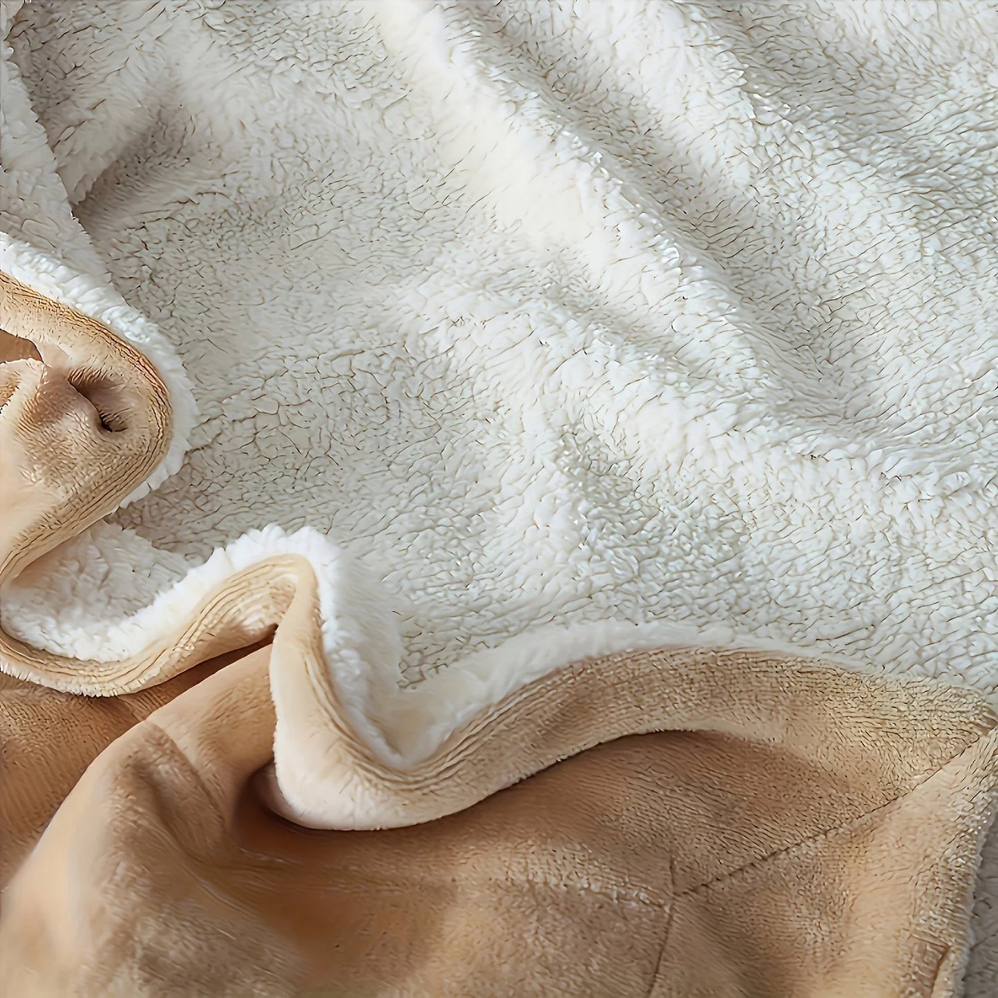Sherpa Fleece Bed Blanket Twin Size Super Soft Fluffy Microfiber Couch Throw Velvet Double Reversible