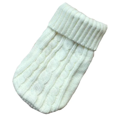 Dog Winter Clothes Knitted Pet Clothes For Small Medium Dogs Chihuahua Puppy Pet Sweater