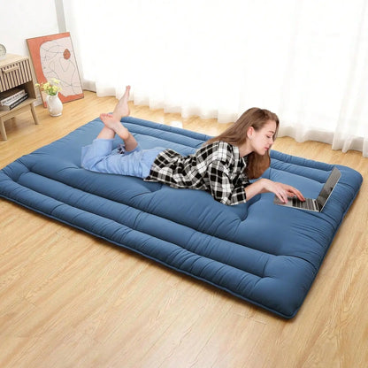 Floor Mattress Futon Mattress,3 '' Thicken Daybed Futon Roll Up, Portable & Foldable Tatami Mat For Sofa Lounger