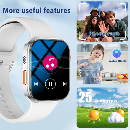 Smart Watch Bluetooth Call Message Display Fitness Monitoring Bracelet Suitable for Android iPhone