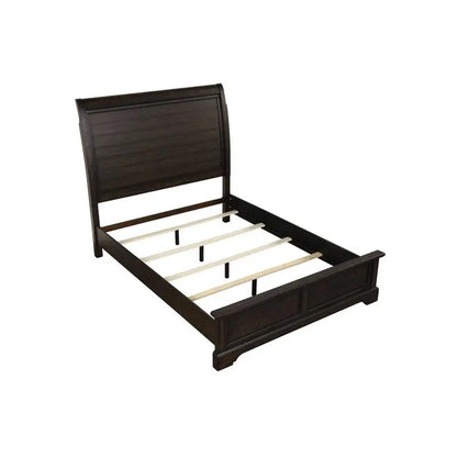 Queen Sleigh Bed Set with Dresser, Mirror, Chest & Nightstand