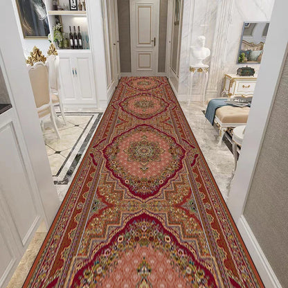 Retro Persian Style Living Room Hall Carpet Stairway Hallway Stairs Home Decor Corridor Aisle Runner Rug Kitchen Mat Customized