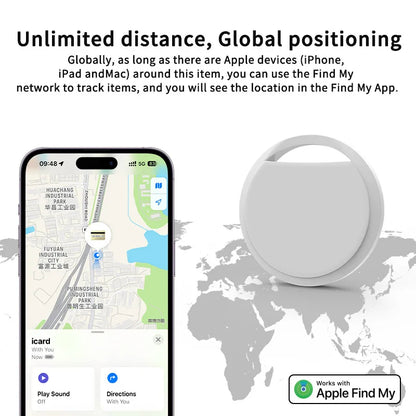 Air tag Smart Bluetooth Tracker Tag Works with Find My APP (iOS Only) Search Locator Device