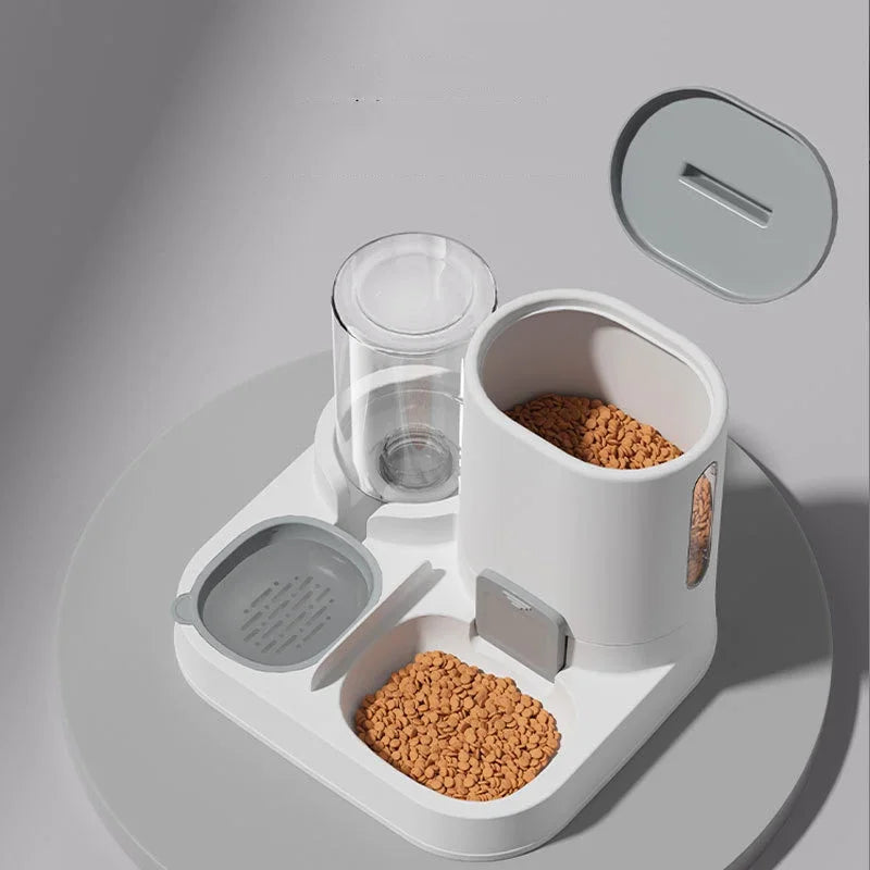 Two-in-one Food Smooth Large-Capacity Feeding and Drinking Water Bowl Cat Food Bowl Dog Bowl