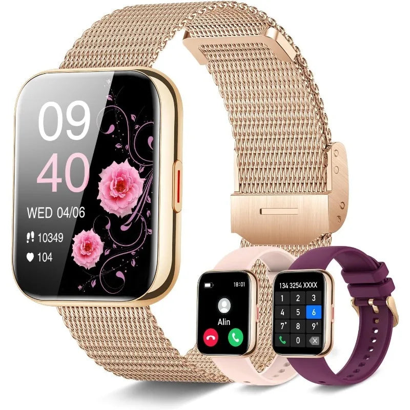 1.85"HD Smart Watch for Women, AI Voice Smart Watch for Android/for iPhone, Sport Watch