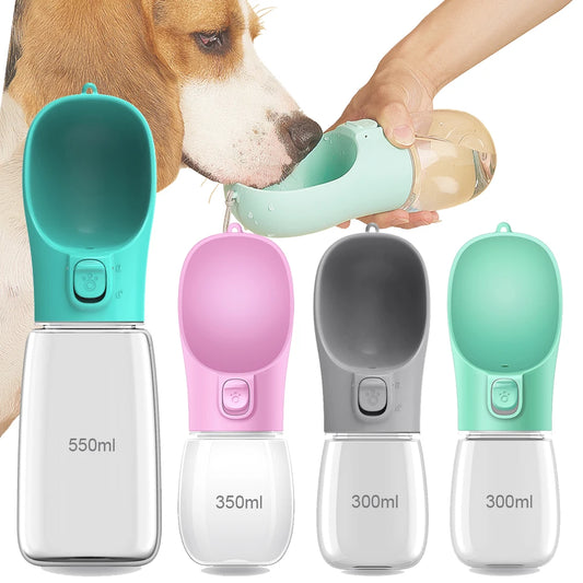Dog Water Bottle For Pet Dogs Cats Water Feeder Bowls Outdoor Travel Leakproof