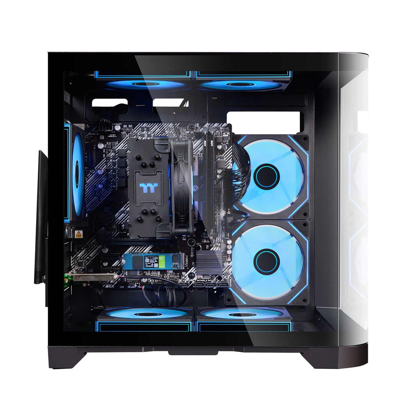 AMD Ryzen 5 5600GT 3.9GHz 16GB(8G*2) DDR4 3200 1T NVME SSD ARGB 7 Fans Win 11 Home Gamer Desktop PC