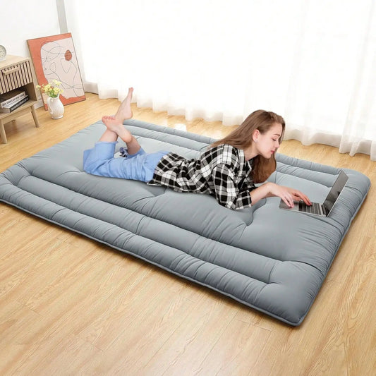 Floor Mattress Futon Mattress,3 '' Thicken Daybed Futon Roll Up, Portable & Foldable Tatami Mat For Sofa Lounger