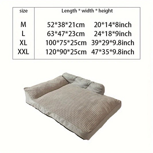 Pet Bed Kennel Non-Slip Winter Warm Small Dog Kennel Sleeping Removed Washed Soft Puppy Cushion