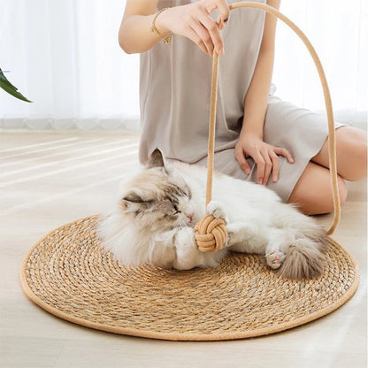 Cat Scratcher Rattan Mat Board Cat Scratch for Sharpen Nails Scraper Cats Tree Cat scratching post Sofa Mats
