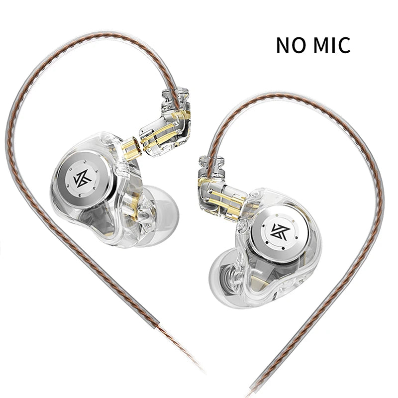 O 10mm Dual Magnetic Circuit Dynamic Drive Earphone HIFI Bass Earbud Sport Noise Cancelling Headset