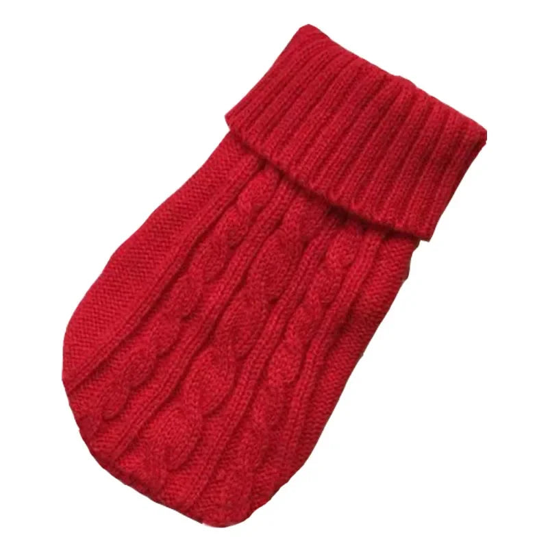 Dog Winter Clothes Knitted Pet Clothes For Small Medium Dogs Chihuahua Puppy Pet Sweater