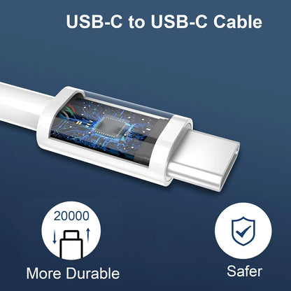 IPhone16 Fast Charging, 20W Dual Port USB C Charger With 10FT USB C Fast Charging Cable For IPhone 15 Pro Max/15 Pro/15 Plus