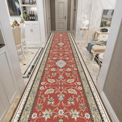 Retro Persian Style Living Room Hall Carpet Stairway Hallway Stairs Home Decor Corridor Aisle Runner Rug Kitchen Mat Customized
